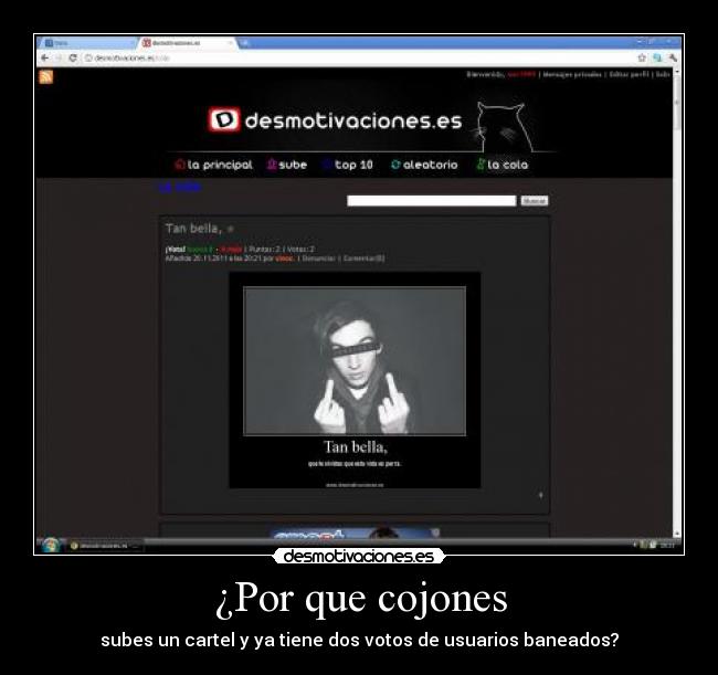 ¿Por que cojones -