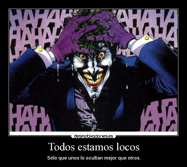 carteles joker locura desmotivaciones