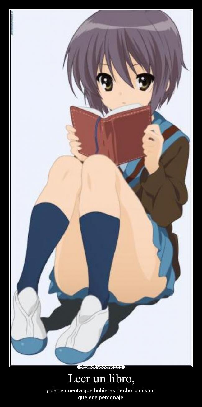 Leer un libro, -