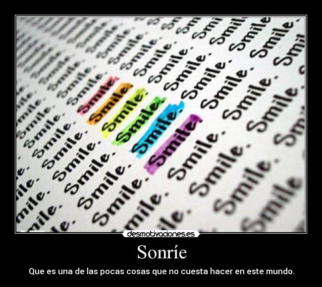 Sonríe -