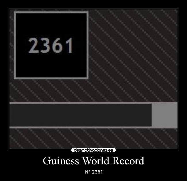 Guiness World Record - Nº 2361