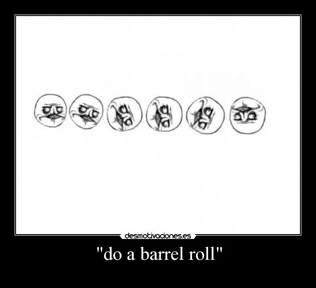 do a barrel roll -