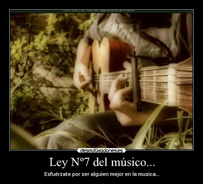 Ley Nº7 del músico... - 