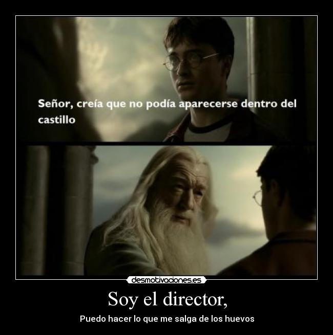 Soy el director, -
