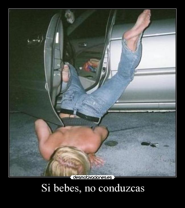 Si bebes, no conduzcas -