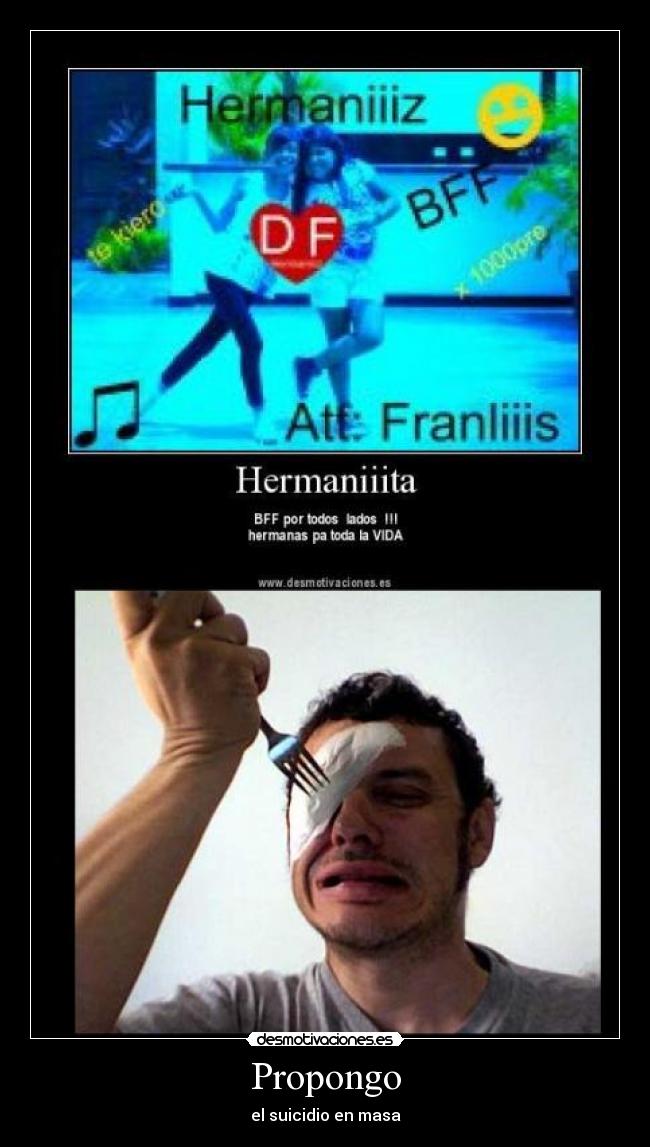 Propongo - el suicidio en masa