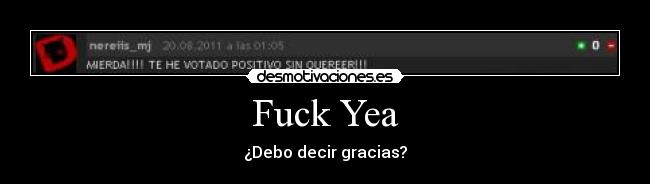 Fuck Yea - 