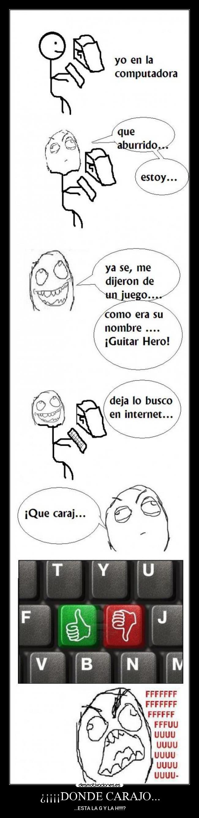 ¿¡¡¡¡DONDE CARAJO... -