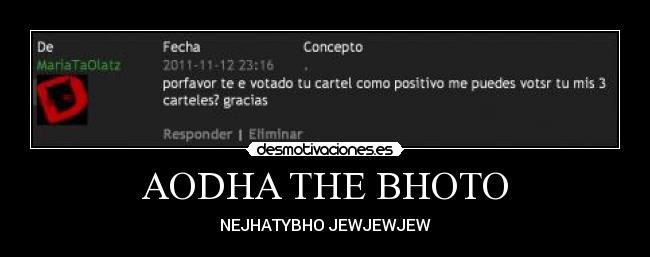 AODHA THE BHOTO - NEJHATYBHO JEWJEWJEW