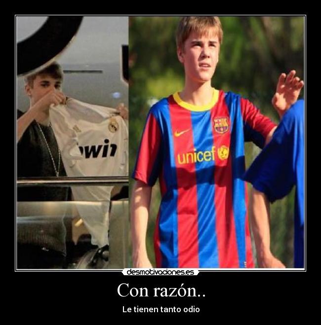 Con razón.. - Le tienen tanto odio