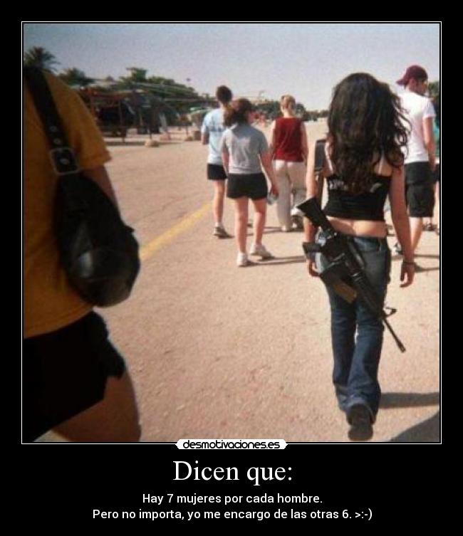 Dicen que: -