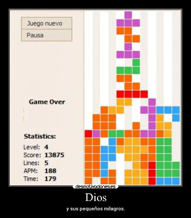 Dios - y sus pequeños milagros.