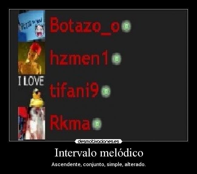 Intervalo melódico - 