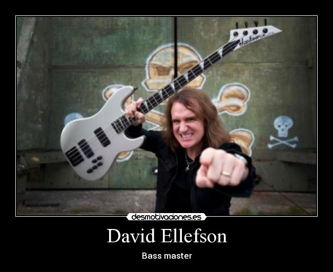 David Ellefson - Bass master