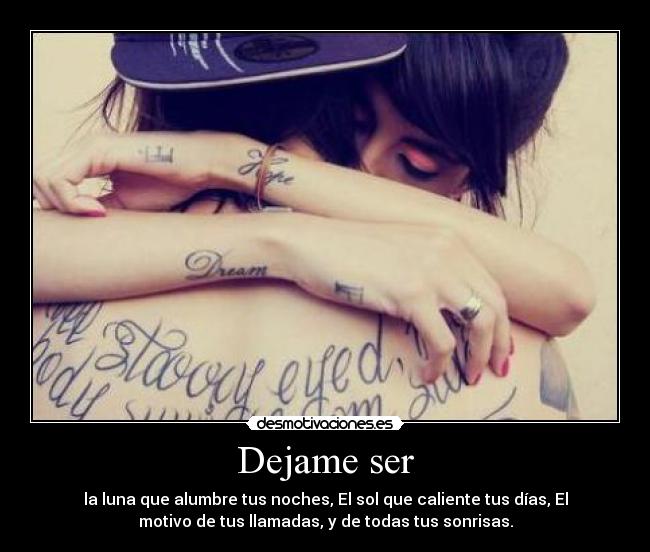 Dejame ser -