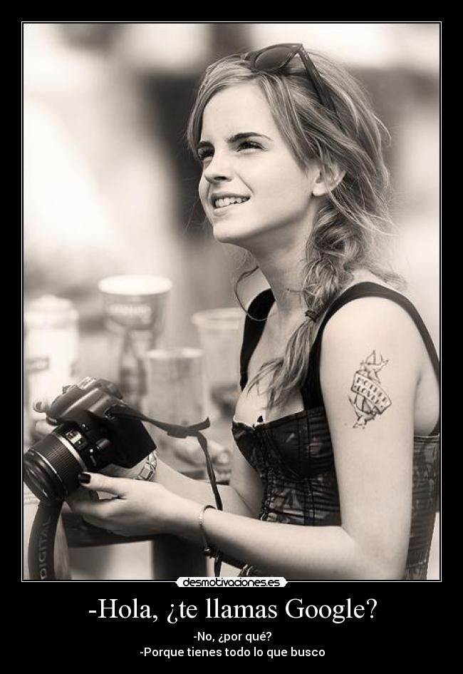 -Hola, ¿te llamas Google? - 