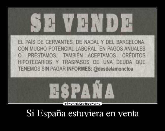 Si España estuviera en venta - 