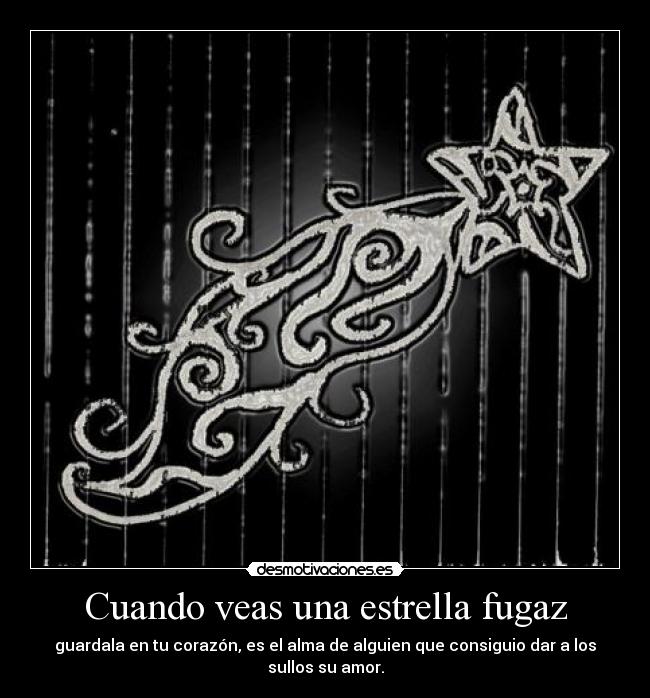 Cuando veas una estrella fugaz -