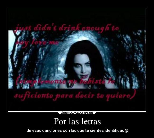 carteles lyrics desmotivaciones