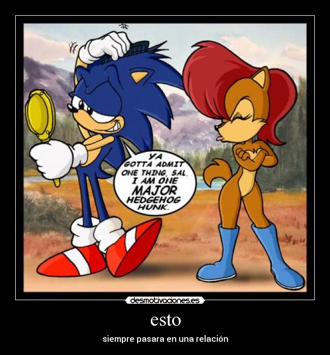 esto - siempre pasara en una relación