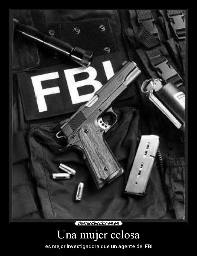 Una mujer celosa - es mejor investigadora que un agente del FBI