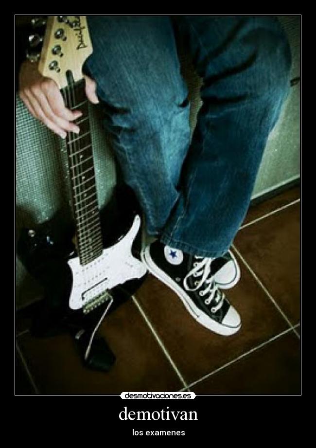 demotivan - los examenes