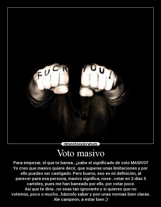 Voto masivo - 