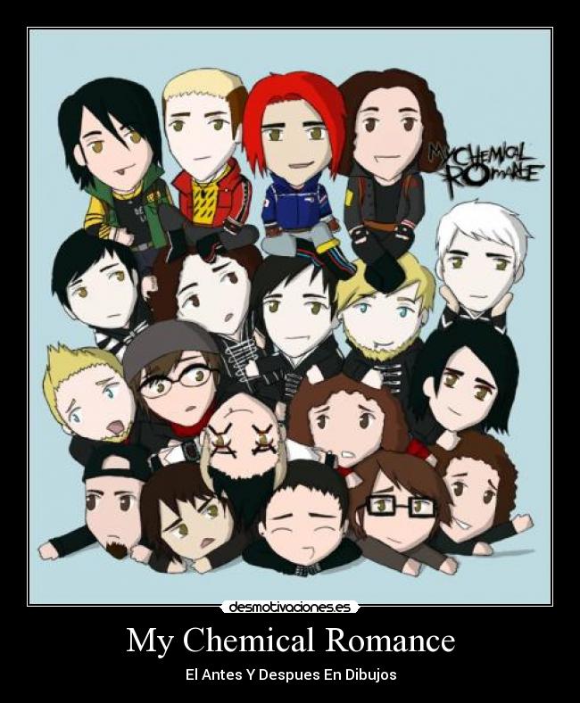 My Chemical Romance - El Antes Y Despues En Dibujos