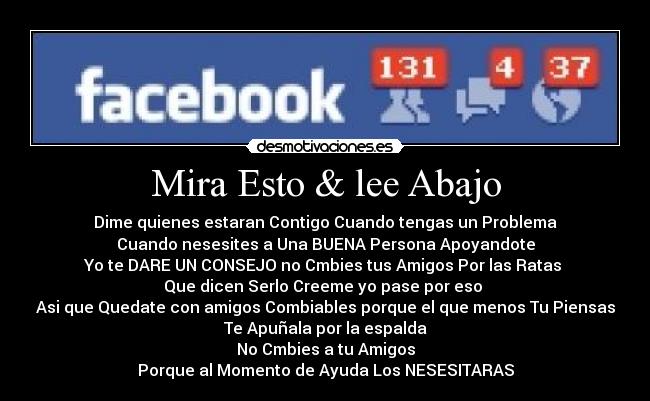 Mira Esto & lee Abajo - 