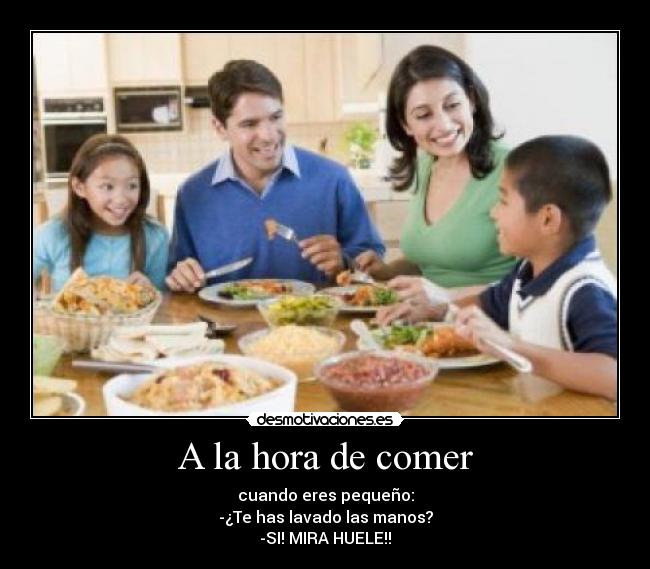 A la hora de comer Desmotivaciones