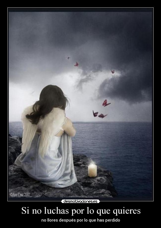 Si no luchas por lo que quieres - 
