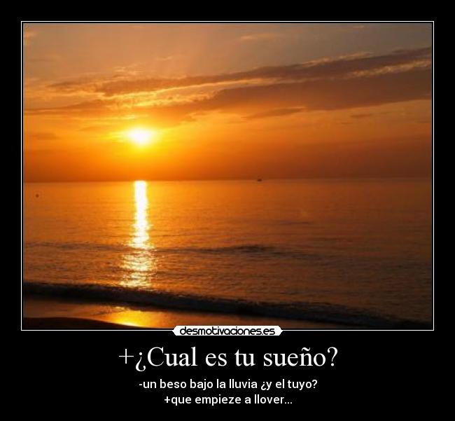 +¿Cual es tu sueño? - 