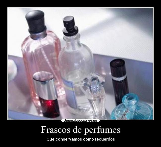 Frascos de perfumes -