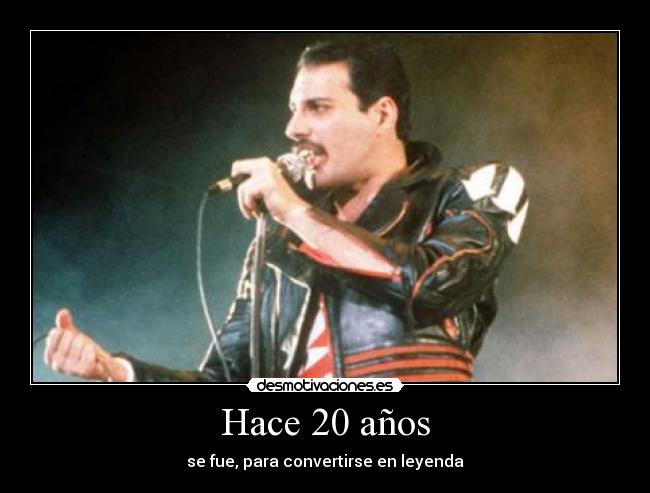 Hace 20 años - se fue, para convertirse en leyenda