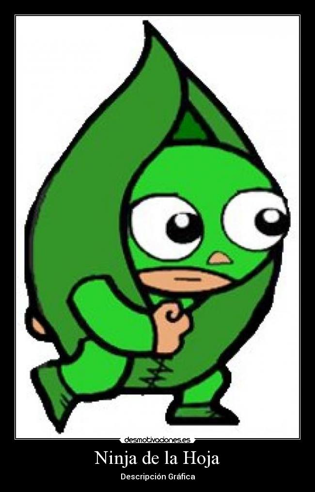 Ninja de la Hoja - Descripción Gráfica