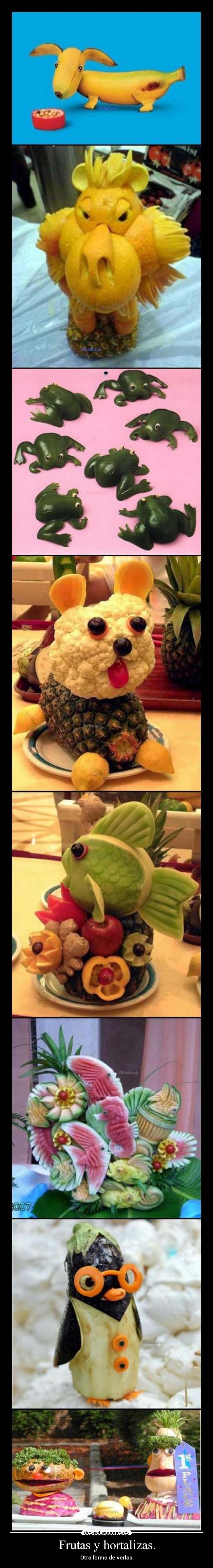 Frutas y hortalizas. -