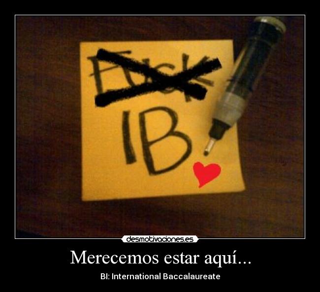 Merecemos estar aquí... - 