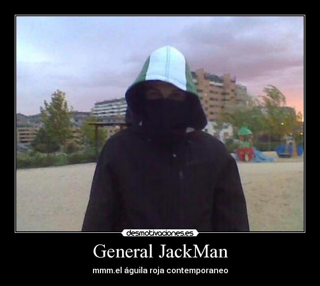 General JackMan - mmm.el águila roja contemporaneo