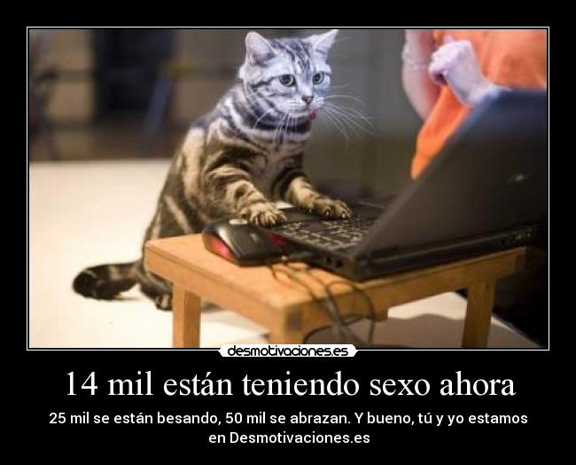 14 mil están teniendo sexo ahora -