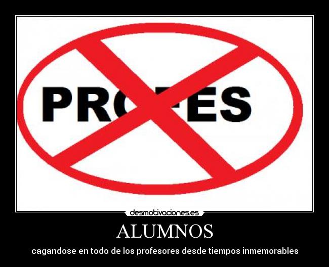 carteles profesores desmotivaciones