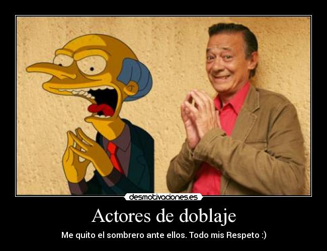 Actores de doblaje - 