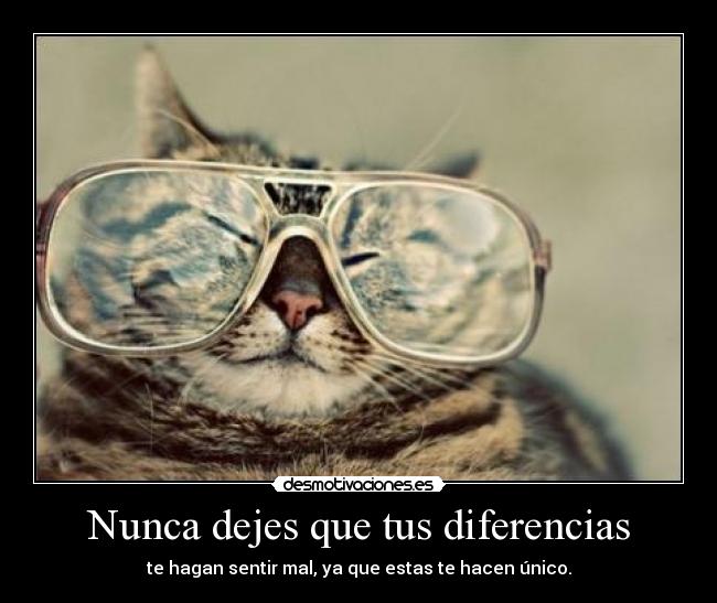 Nunca dejes que tus diferencias - 