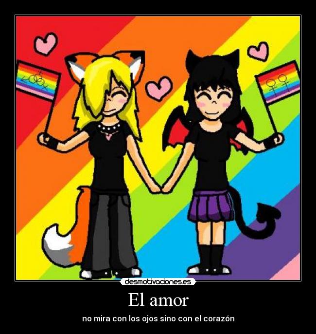 El amor - no mira con los ojos sino con el corazón