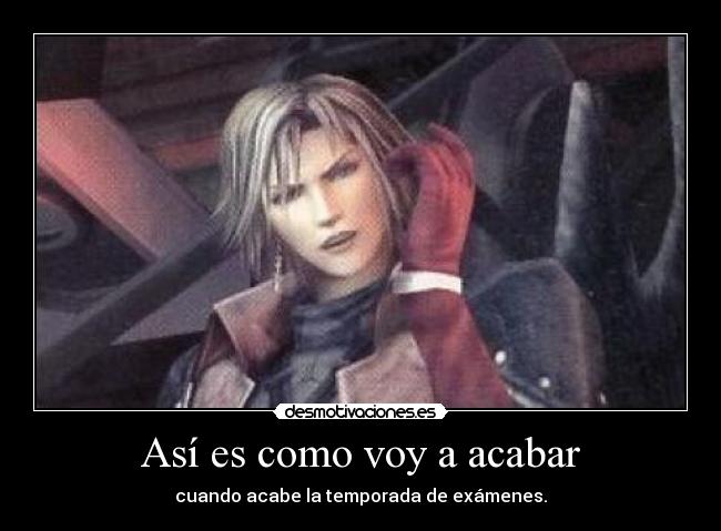 Así es como voy a acabar -