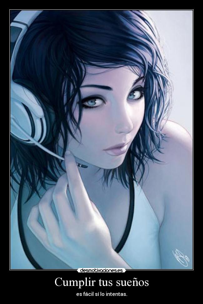 Cumplir tus sueños - es fácil sí lo intentas.