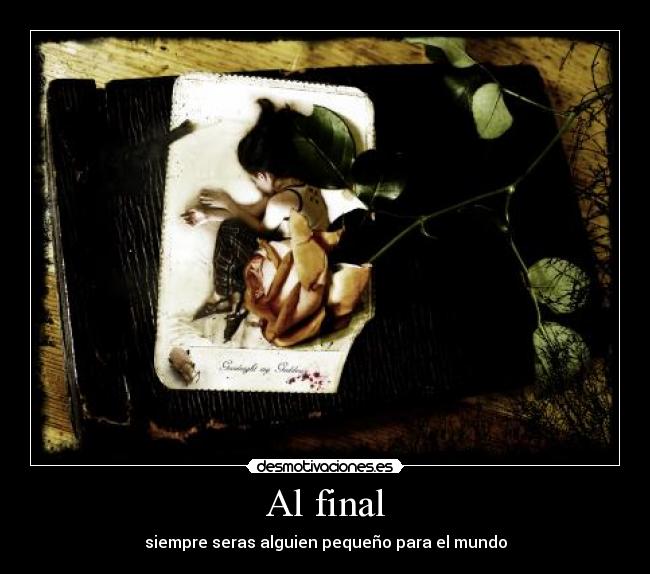 Al final -