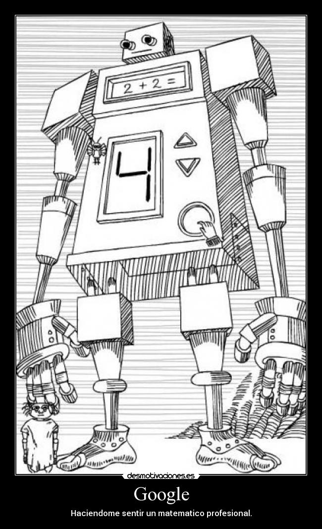 Google - Haciendome sentir un matematico profesional.