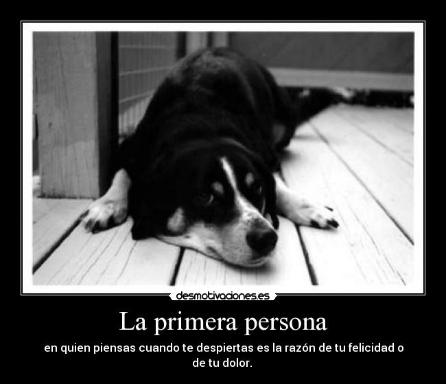 La primera persona -