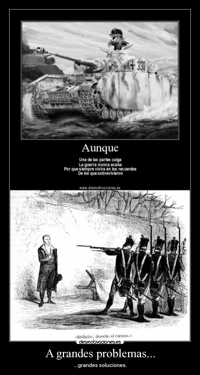 A grandes problemas... - 