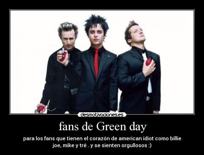 fans de Green day -